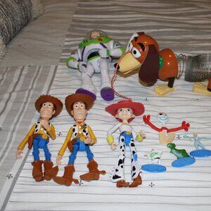 Toy Story Action Figures and Toys Lot of 9